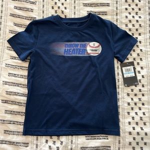BNWT Under Armour Boys Baseball T-shirt size 5